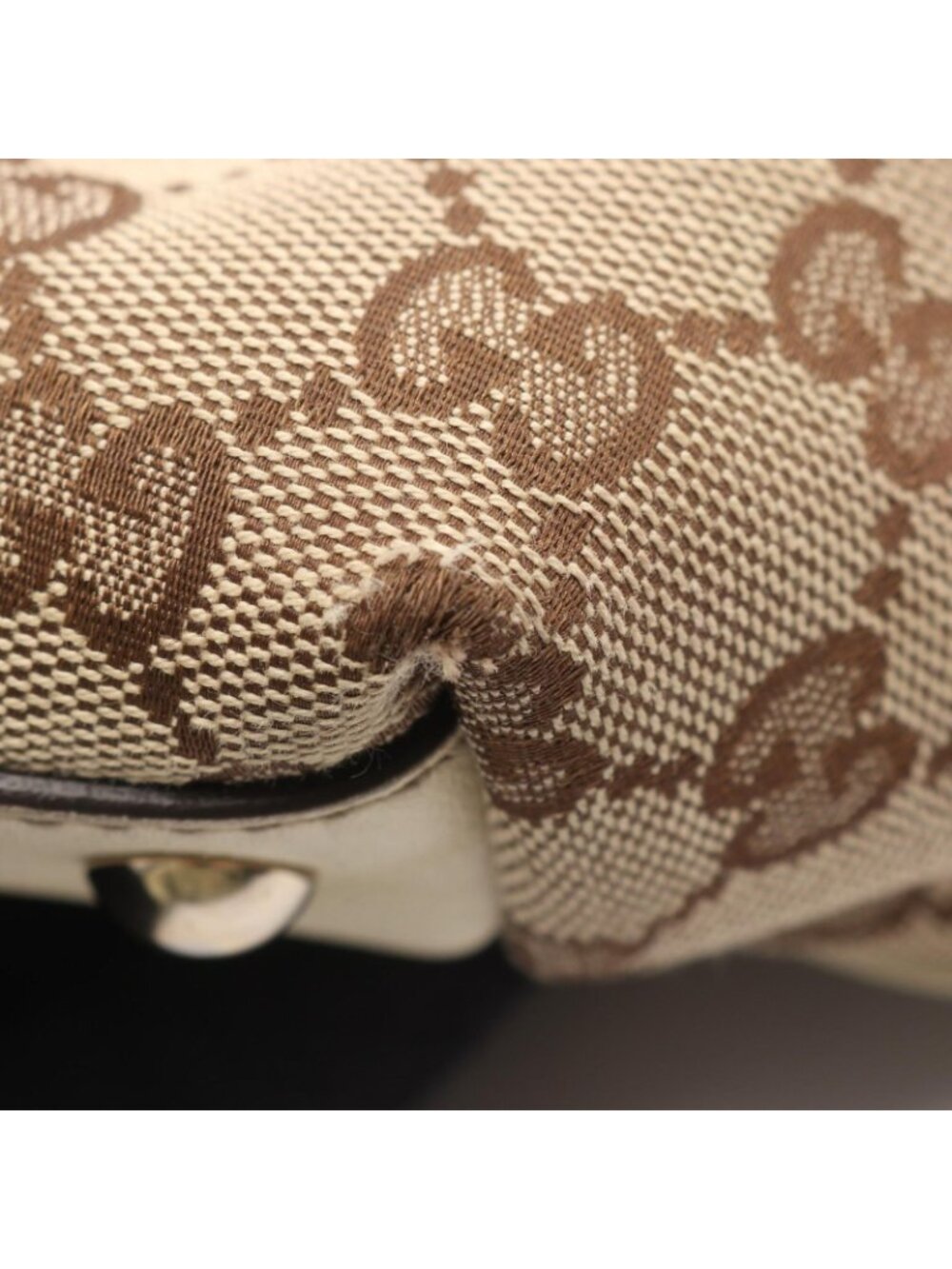 Gucci Tote New Brit GG Canvas Beige - Picture 10 of 12